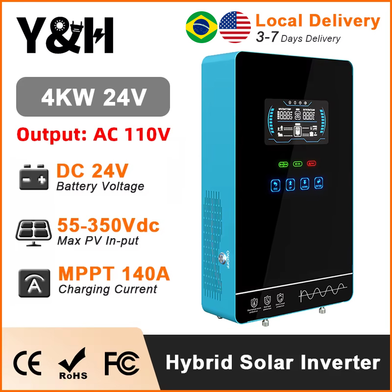 Drone Solar Charger - Y&H 4KW Hybrydowy inwerter solarny 24V