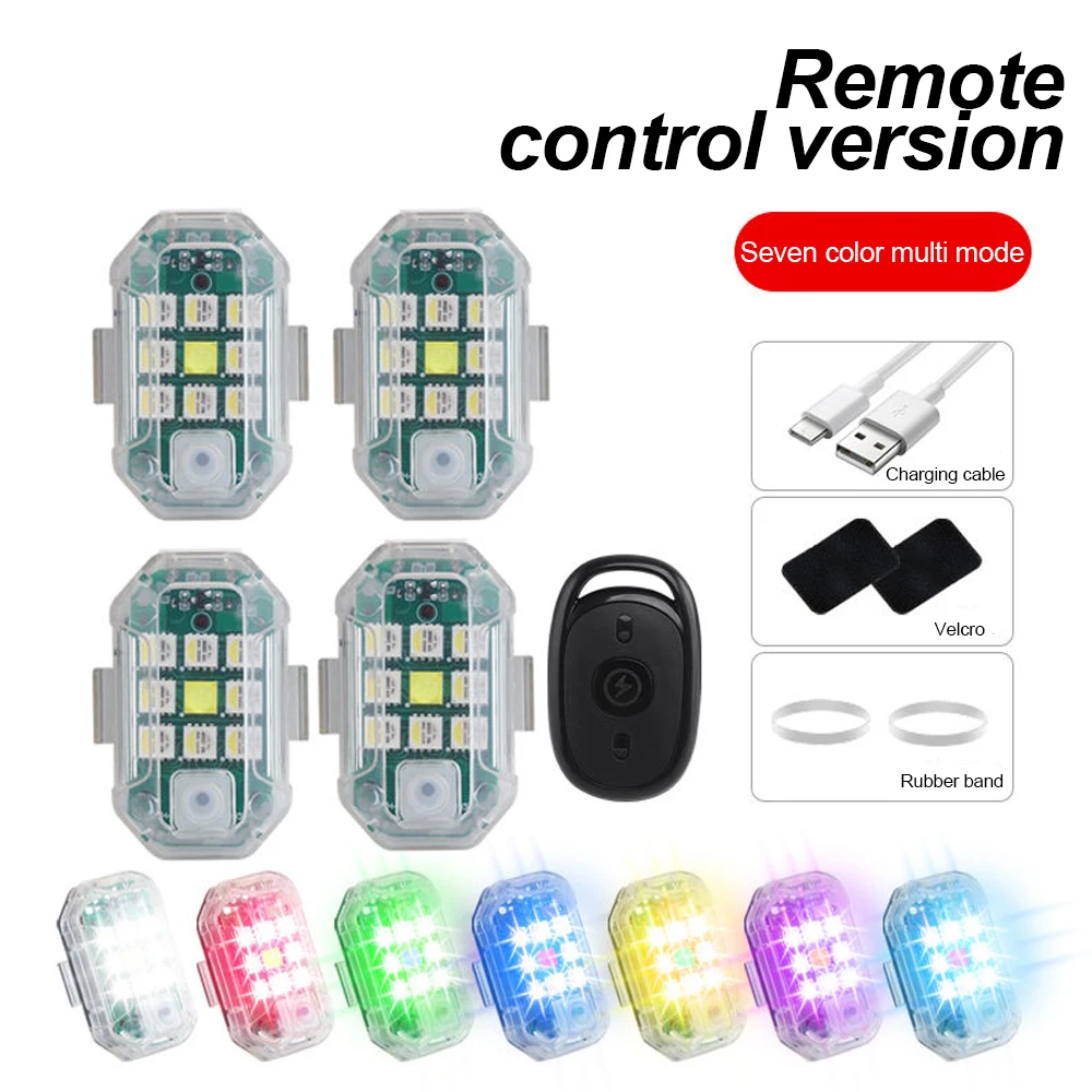 Drone Strobe Light - Bezprzewodowy pilot zdalnego sterowania LED samolot
